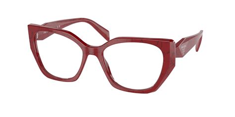 prada wv 18|prada pr 18wv eyeglasses red.